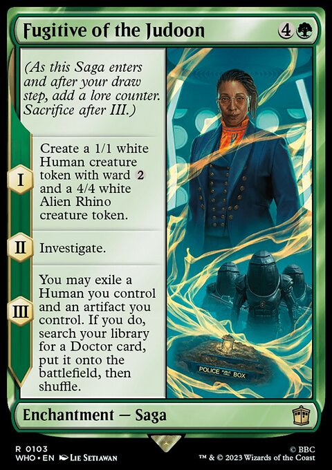 Fugitive of the Judoon, Doctor Who #103, Magic: The Gathering card
