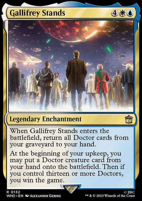 Gallifrey Stands, Doctor Who #132, Magic: The Gathering card