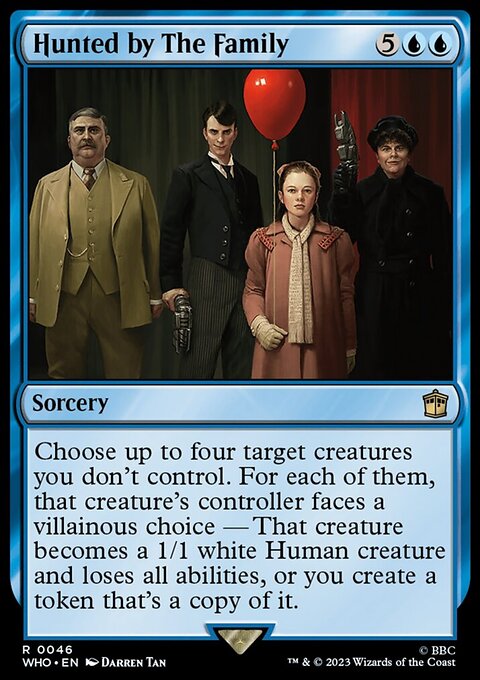 Hunted by The Family, Doctor Who #46, Magic: The Gathering card