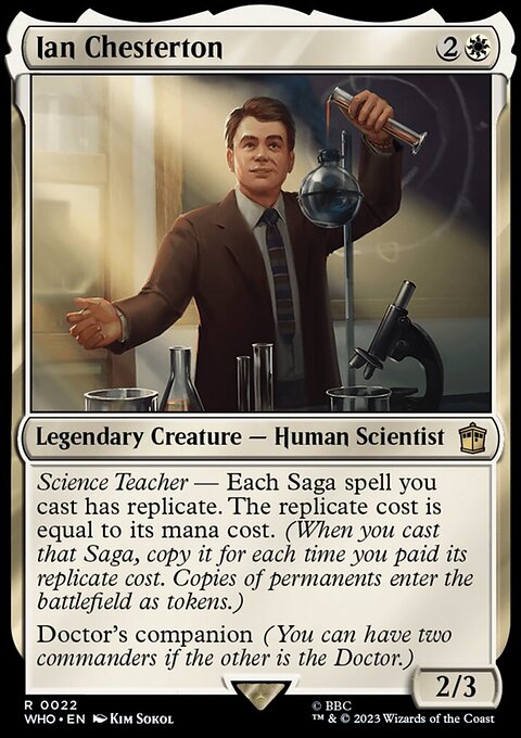 Ian Chesterton, Doctor Who #22, Magic: The Gathering card