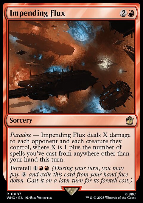 Impending Flux, Doctor Who #87, Magic: The Gathering card