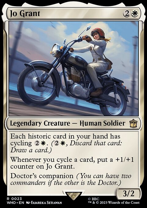 Jo Grant, Doctor Who #23, Magic: The Gathering card