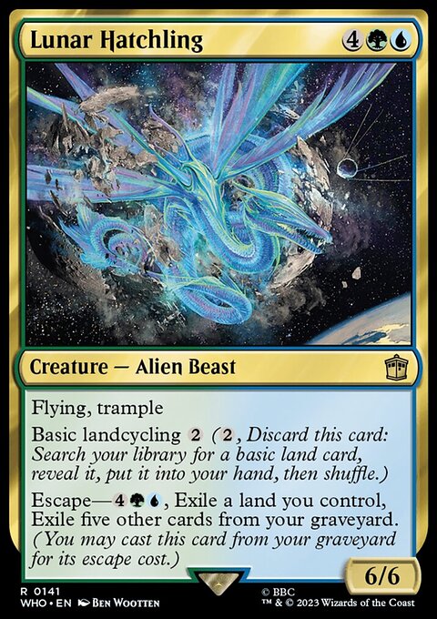Lunar Hatchling, Doctor Who #141, Magic: The Gathering card