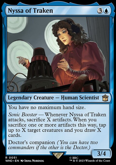 Nyssa of Traken, Doctor Who #51, Magic: The Gathering card