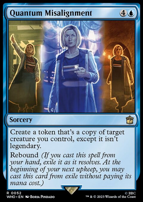 Quantum Misalignment, Doctor Who #52, Magic: The Gathering card