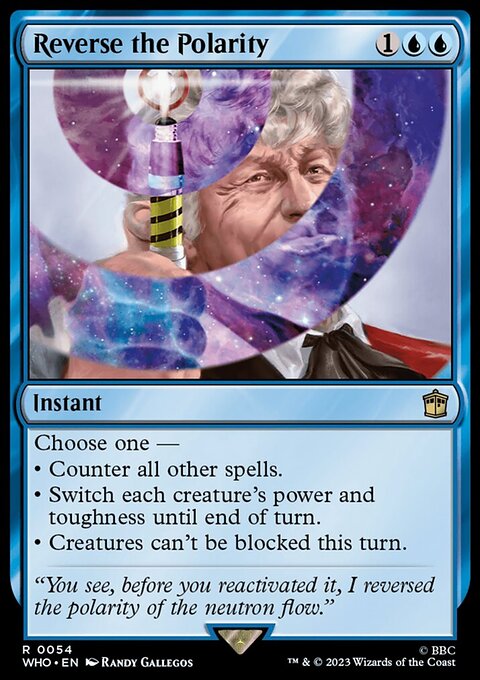 Reverse the Polarity, Doctor Who #54, Magic: The Gathering card