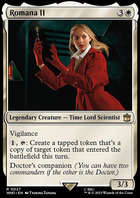 Romana II, Doctor Who #27, Magic: The Gathering card