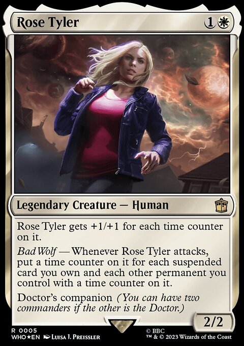 Rose Tyler, Doctor Who #5, Magic: The Gathering card