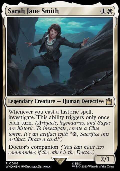 Sarah Jane Smith, Doctor Who #6, Magic: The Gathering card