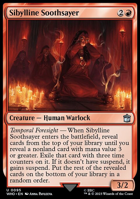 Sibylline Soothsayer, Doctor Who #95, Magic: The Gathering card