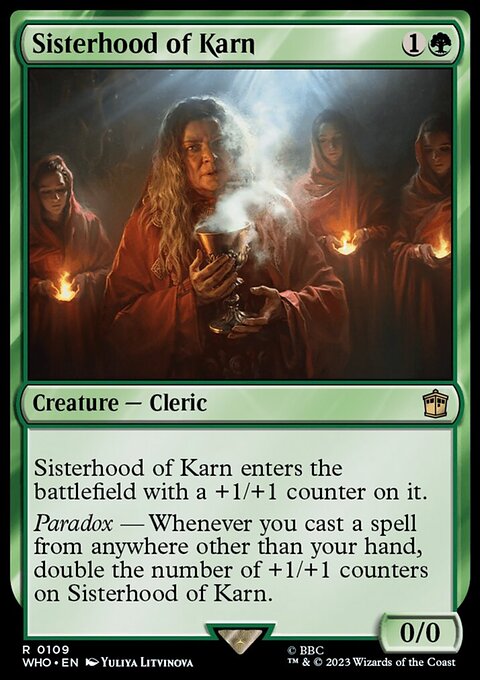 Sisterhood of Karn, Doctor Who #109, Magic: The Gathering card