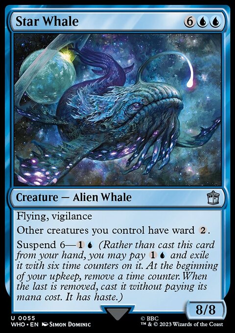 Star Whale, Doctor Who #55, Magic: The Gathering card