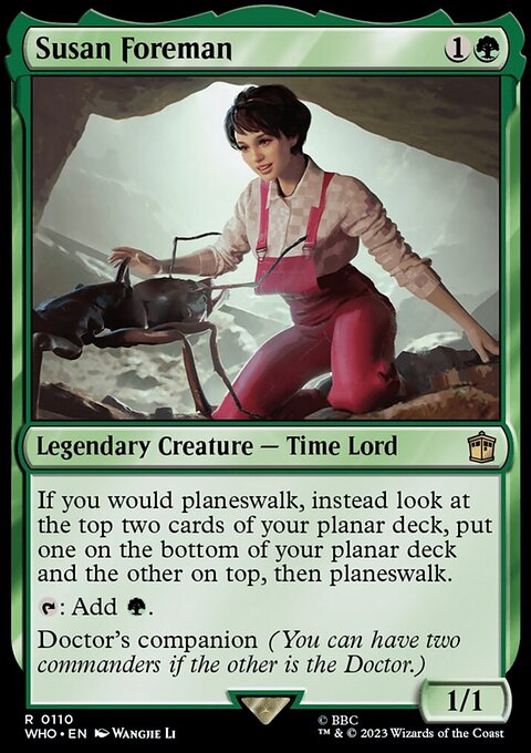 Susan Foreman, Doctor Who #110, Magic: The Gathering card