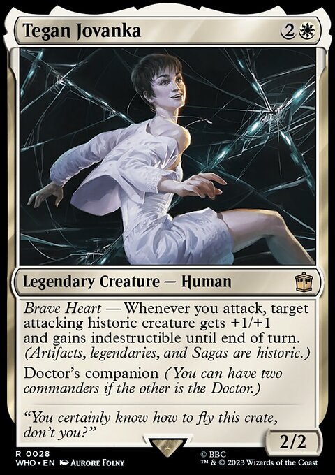 Tegan Jovanka, Doctor Who #28, Magic: The Gathering card