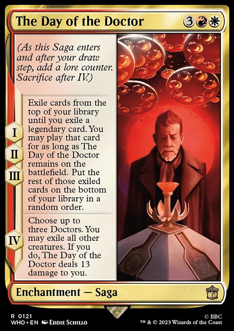The Day of the Doctor, Doctor Who #121, Magic: The Gathering card