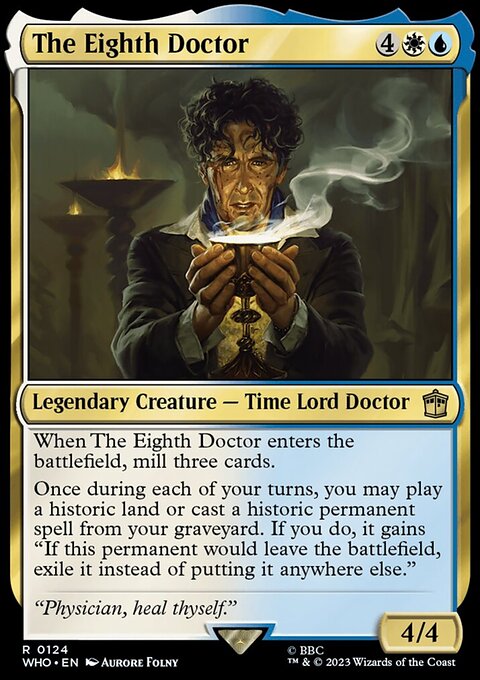 The Eighth Doctor, Doctor Who #124, Magic: The Gathering card