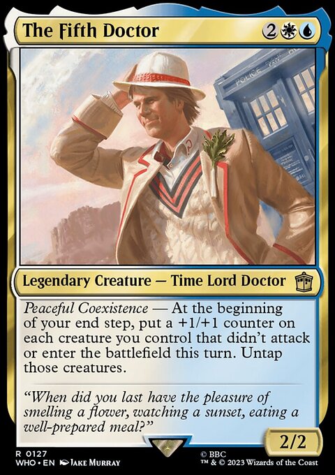 The Fifth Doctor, Doctor Who #127, Magic: The Gathering card