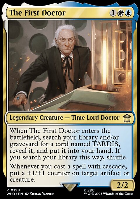 The First Doctor, Doctor Who #128, Magic: The Gathering card