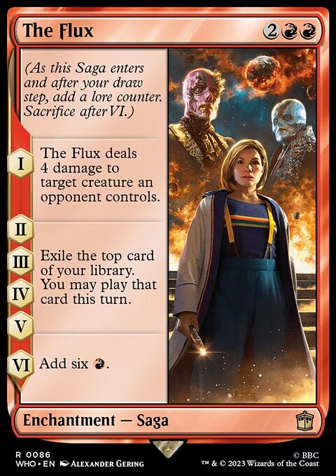 The Flux, Doctor Who #86, Magic: The Gathering card