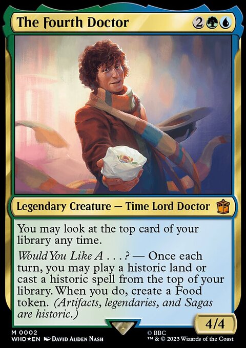 The Fourth Doctor, Doctor Who #2, Magic: The Gathering card