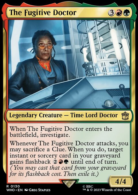 The Fugitive Doctor, Doctor Who #130, Magic: The Gathering card