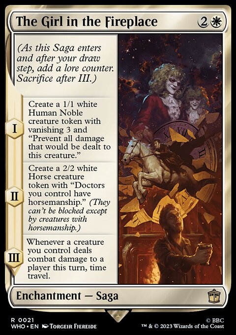 The Girl in the Fireplace, Doctor Who #21, Magic: The Gathering card