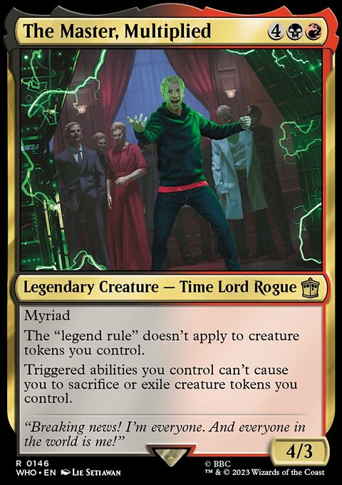 The Master, Multiplied, Doctor Who #146, Magic: The Gathering card