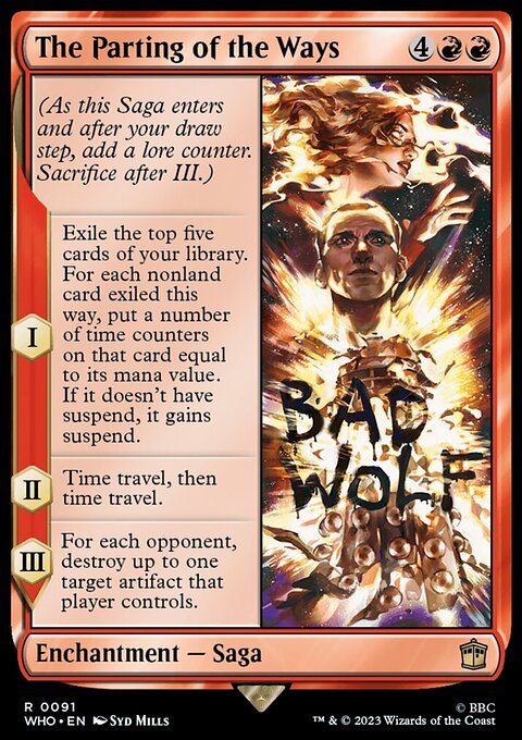 The Parting of the Ways, Doctor Who #91, Magic: The Gathering card