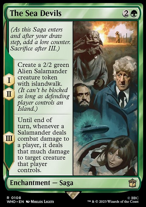 The Sea Devils, Doctor Who #108, Magic: The Gathering card