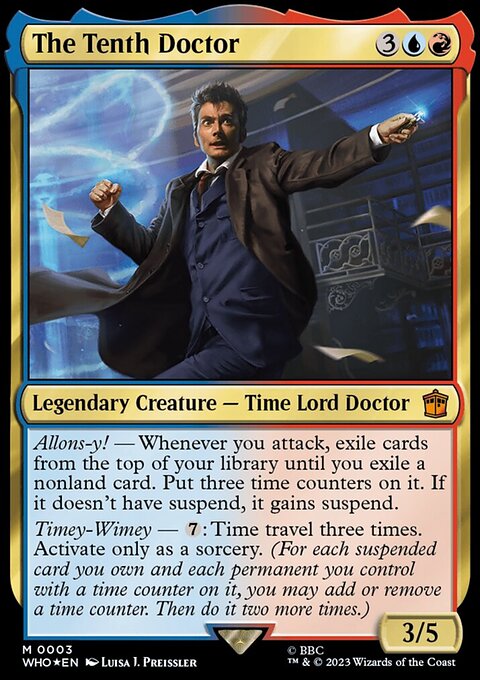 The Tenth Doctor, Doctor Who #3, Magic: The Gathering card