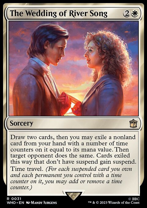 The Wedding of River Song, Doctor Who #31, Magic: The Gathering card