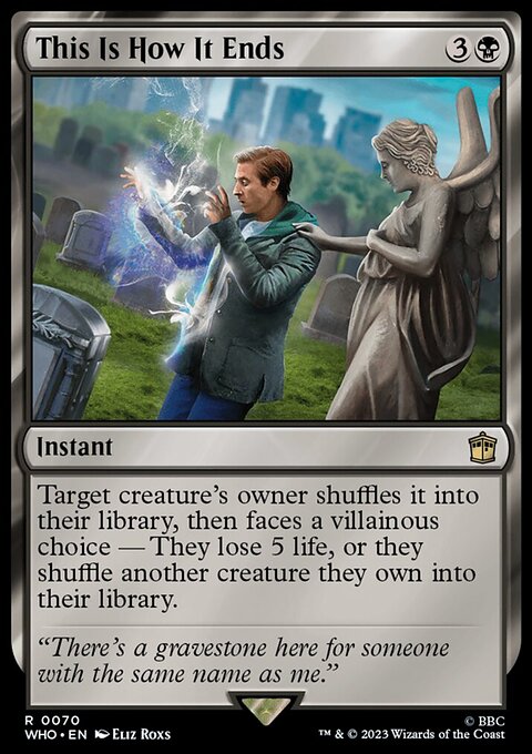 This Is How It Ends, Doctor Who #70, Magic: The Gathering card