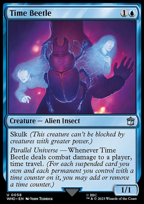 Time Beetle, Doctor Who #58, Magic: The Gathering card