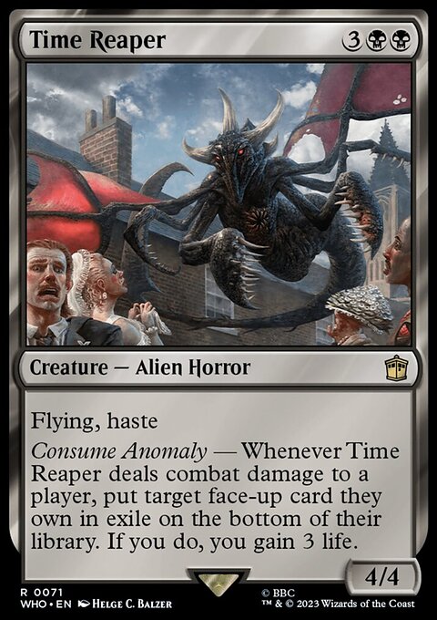 Time Reaper, Doctor Who #71, Magic: The Gathering card
