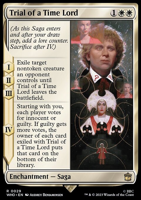 Trial of a Time Lord, Doctor Who #29, Magic: The Gathering card