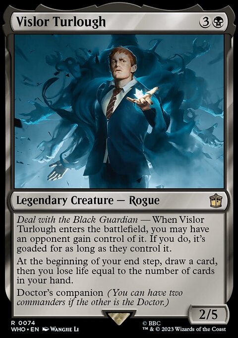 Vislor Turlough, Doctor Who #74, Magic: The Gathering card
