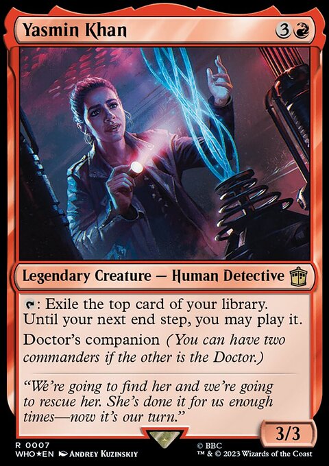 Yasmin Khan, Doctor Who #7, Magic: The Gathering card