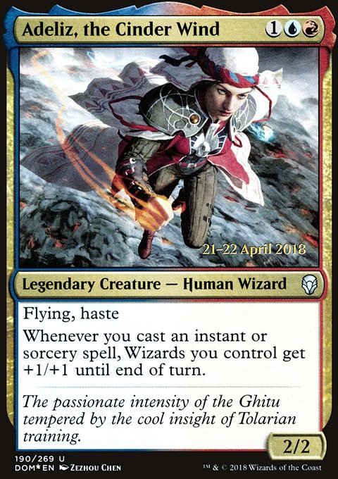 Adeliz, the Cinder Wind, Dominaria Promos #190s, Magic: The Gathering card