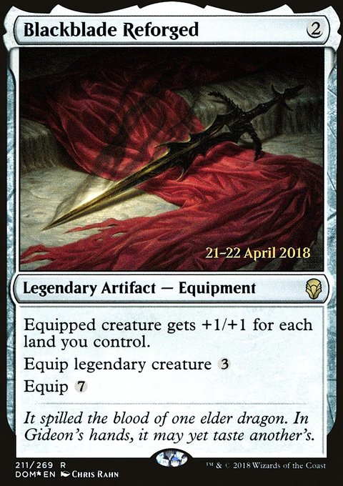 Blackblade Reforged, Dominaria Promos #211s, Magic: The Gathering card