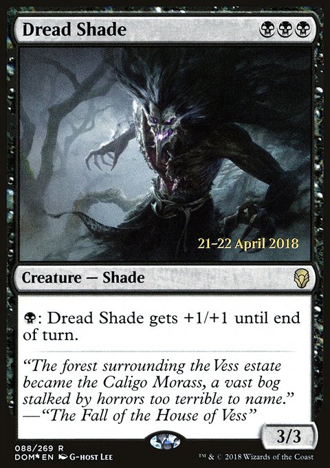 Dread Shade, Dominaria Promos #88s, Magic: The Gathering card