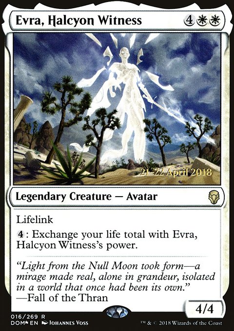 Evra, Halcyon Witness, Dominaria Promos #16s, Magic: The Gathering card