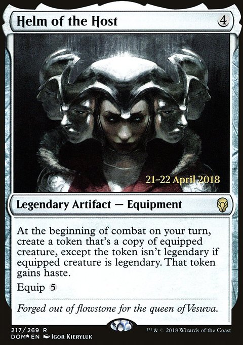 Helm of the Host, Dominaria Promos #217s, Magic: The Gathering card