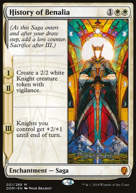 History of Benalia, Dominaria Promos #21p, Magic: The Gathering card