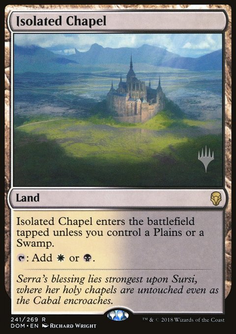 Isolated Chapel, Dominaria Promos #241p, Magic: The Gathering card