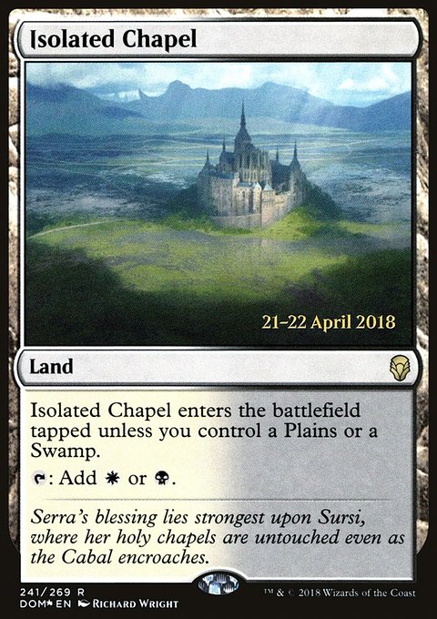 Isolated Chapel, Dominaria Promos #241s, Magic: The Gathering card