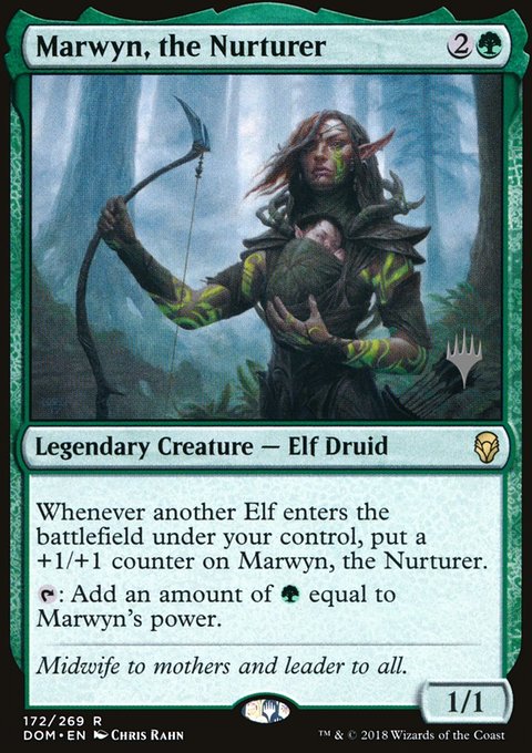 Marwyn, the Nurturer, Dominaria Promos #172p, Magic: The Gathering card