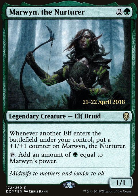 Marwyn, the Nurturer, Dominaria Promos #172s, Magic: The Gathering card