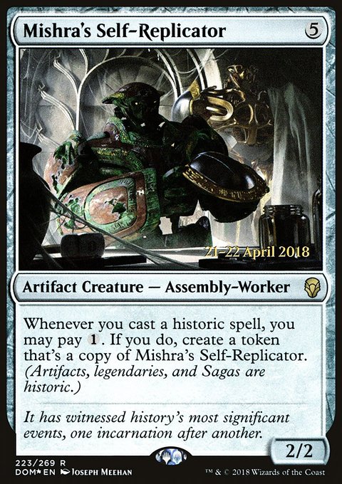 Mishra's Self-Replicator, Dominaria Promos #223s, Magic: The Gathering card