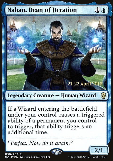 Naban, Dean of Iteration, Dominaria Promos #58s, Magic: The Gathering card
