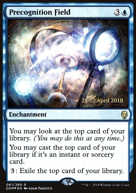 Precognition Field, Dominaria Promos #61s, Magic: The Gathering card